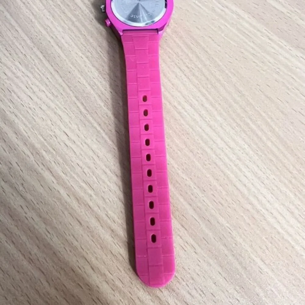 SOPHIE Women's Wristwatch Pink/White‎ Silicone Band Japan Movt Rhinestones